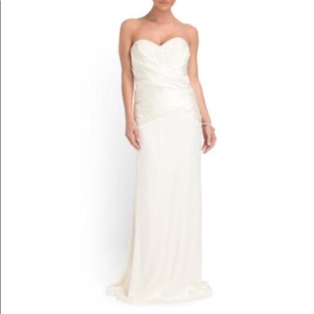 Made in the USA- Nicole Miller Silk Wedding Gown!